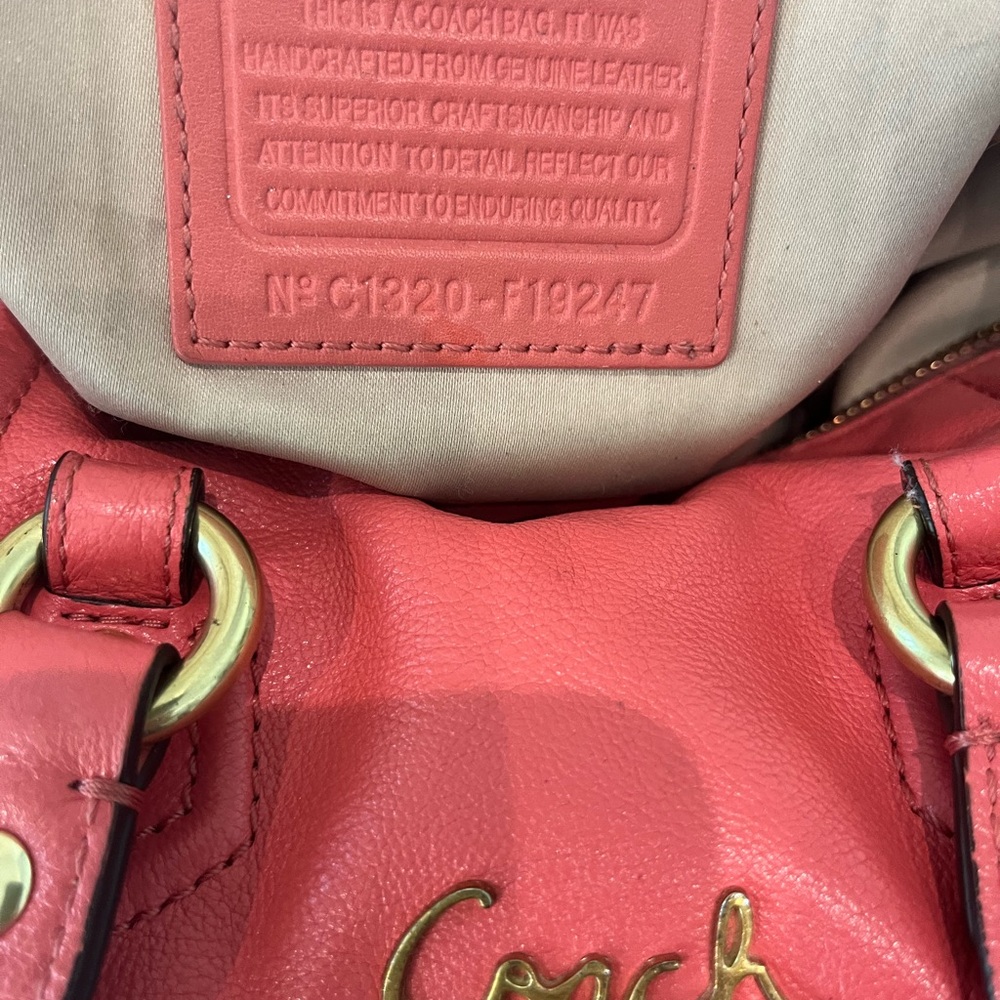 Coach, Ashley Cary All Satchel Leather Handbag - Picture 4 of 16